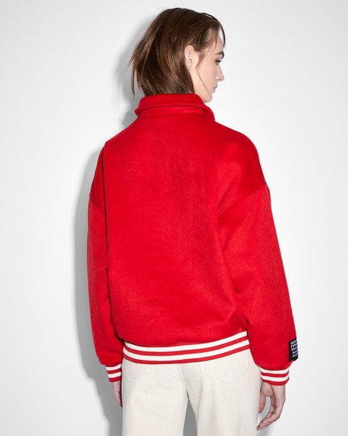 KSUBI Tribute Jacket Crimson Womens Apparel